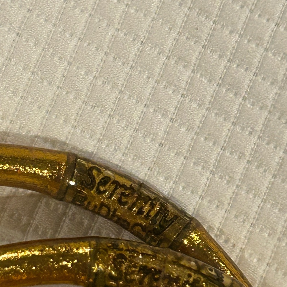 Gold BUHDAGIRL all weather bracelets, set of 6, size medium. - Picture 6 of 8